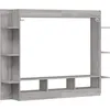 Image de vidaXL Meuble TV sonoma gris 152x22x113 cm bois d'ingÃ©nierie