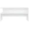 Image de Meubles TV VidaXL  Table basse  bois d'ingénierie blanc 90x55x42,5 cm P31599864