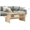 Image de Tables basses VidaXL  Table basse  Bois d'ingénierie Marron 90x55x42,5 cm P31599813