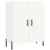 Image de vidaXL Buffet haut Blanc 69,5x34x180 cm Bois d'ingÃ©nierie
