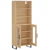 Image de Vidaxl Buffet Haut ChÃªne Sonoma 69,5x34x180 Cm Bois D'ingÃ©nierie