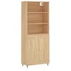 Image de Vidaxl Buffet Haut ChÃªne Sonoma 69,5x34x180 Cm Bois D'ingÃ©nierie