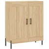 Image de Vidaxl Buffet Haut ChÃªne Sonoma 69,5x34x180 Cm Bois D'ingÃ©nierie
