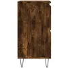 Image de vidaXL Buffets 2 pcs chÃªne fumÃ© bois d'ingÃ©nierie