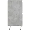 Image de vidaXL Buffets 3 pcs gris bÃ©ton bois d'ingÃ©nierie