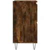 Image de vidaXL Buffets 3 pcs ChÃªne fumÃ© Bois d'ingÃ©nierie