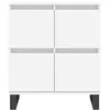 Image de vidaXL Buffets 3 pcs Blanc Bois d'ingÃ©nierie