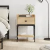 Image de Vidaxl Table De Chevet ChÃªne Sonoma 40,5x31x60 Cm Bois D'ingÃ©nierie