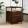 Image de vidaXL Table de chevet chÃªne marron 44x45x60 cm bois d'ingÃ©nierie