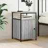 Image de vidaXL Table de chevet sonoma gris 40x42x60 cm bois d'ingÃ©nierie