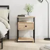 Image de vidaXL Table de chevet chÃªne sonoma 40x42x55 cm bois d'ingÃ©nierie