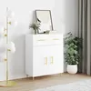Image de vidaXL Buffet blanc 69,5x34x90 cm bois d'ingÃ©nierie
