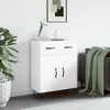 Image de vidaXL Buffet blanc 69,5x34x90 cm bois d'ingÃ©nierie