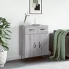Image de vidaXL Buffet sonoma gris 69,5x34x90 cm bois d'ingÃ©nierie
