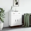 Image de vidaXL Buffet blanc 69,5x34x90 cm bois d'ingÃ©nierie
