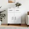 Image de vidaXL Buffet blanc 69,5x34x90 cm bois d'ingÃ©nierie