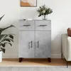 Image de vidaXL Buffet gris bÃ©ton 69,5x34x90 cm bois d'ingÃ©nierie
