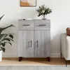 Image de vidaXL Buffet sonoma gris 69,5x34x90 cm bois d'ingÃ©nierie