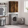 Image de Vidaxl Armoire Murale ChÃªne FumÃ© 69,5x34x90 Cm