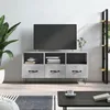 Image de vidaXL Meuble TV gris bÃ©ton 102x36x50 cm bois d'ingÃ©nierie