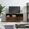 Image de vidaXL Meuble TV chÃªne marron 102x36x50 cm bois d'ingÃ©nierie