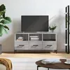 Image de vidaXL Meuble TV sonoma gris 102x36x50 cm bois d'ingÃ©nierie