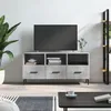 Image de vidaXL Meuble TV gris bÃ©ton 102x36x50 cm bois d'ingÃ©nierie