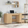 Image de vidaXL Bureau chÃªne sonoma 140x50x75 cm bois d'ingÃ©nierie