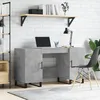 Image de vidaXL Bureau gris bÃ©ton 140x50x75 cm bois d'ingÃ©nierie