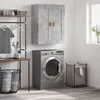 Image de vidaXL Armoire murale gris bÃ©ton 69,5x34x90 cm bois d'ingÃ©nierie