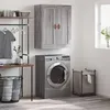Image de vidaXL Armoire murale sonoma gris 69,5x34x90 cm bois d'ingÃ©nierie