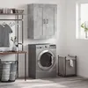 Image de vidaXL Armoire murale gris bÃ©ton 69,5x34x90 cm bois d'ingÃ©nierie