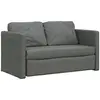 Image de Canapés convertibles VidaXL  Canapé-lit  2 en 1 gris foncé 112x174x55 cm tissu P31600565
