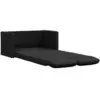 Image de Canapés convertibles VidaXL  Canapé-lit  2 en 1 noir 112x174x55 cm tissu P31600050
