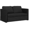 Image de Canapés convertibles VidaXL  Canapé-lit  2 en 1 noir similicuir 112x174x55 cm P31599793