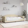 Image de vidaXL Lit de repos crÃ¨me 100x200 cm tissu