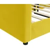 Image de vidaXL Lit de repos sans matelas jaune 80x200 cm velours