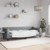 Image de vidaXL Lit de repos gris clair 80x200 cm tissu