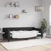Image de vidaXL Lit de repos noir 90x200 cm tissu