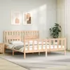 Image de vidaXL Cadre de lit sans matelas bois massif de pin