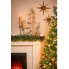 Image de DÃ©coration sapin de NoÃ«l en pin marron H78