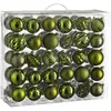 Image de Boules de NoÃ«l incassable vert foncÃ© - 60 piÃ¨ces