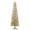 Image de Sapin de NoÃ«l artificiel Ã©troit LED H260