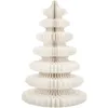 Image de Mica Decorations DÃ©coration sapin de NoÃ«l - H152 x Ã104 cm - Papier - FSC 100% - Blanc