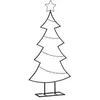 Image de Mica Decorations DÃ©coration de sapin de NoÃ«l - L50 x l15 x H105 cm - Fer - Noir