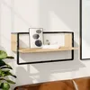 Image de Vidaxl ÃtagÃ¨re Murale Avec Barre ChÃªne Sonoma 65x25x30 Cm