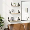 Image de vidaXL Ensemble d'Ã©tagÃ¨res murales 3pcs chÃªne sonoma bois d'ingÃ©nierie