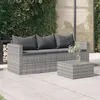 Image de vidaXL CanapÃ© 2 places avec oreillers dÃ©coratifs gris 140cm similicuir