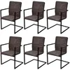 Image de vidaXL Ensemble de canapÃ©s 2 pcs avec coussins Marron Tissu