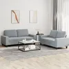 Image de vidaXL Ensemble de canapÃ©s 2 pcs gris clair tissu